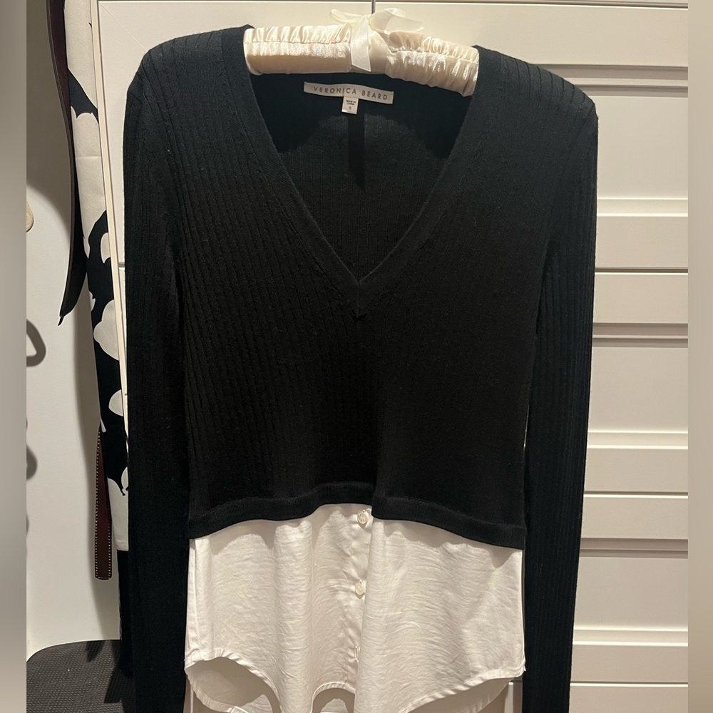 Veronica Beard Mixed Media Sweater